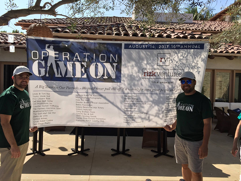Rizk Ventures Sponsors Operation Game On’s 10th Annual Golf Classic