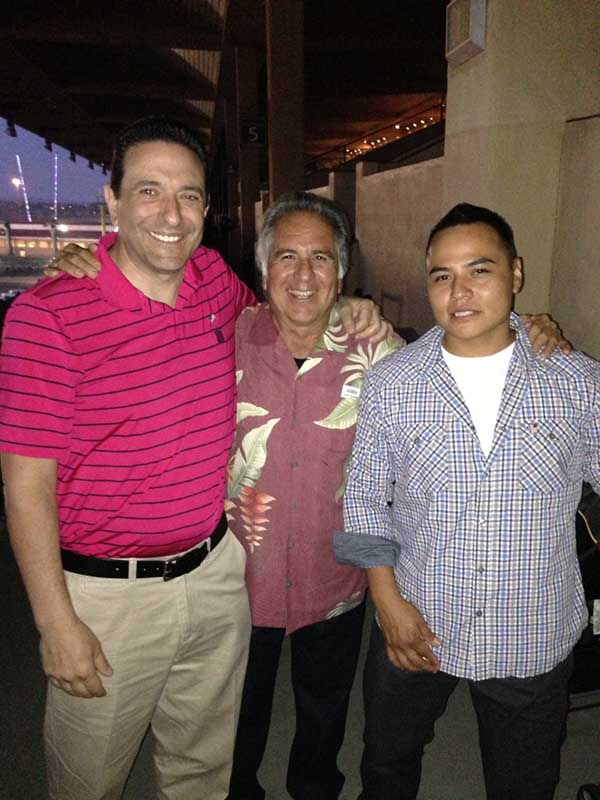 Tom Rizk and OGO Founder Tony Perez with one of our military heroes
